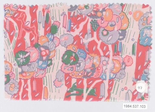 Textile sample, from the ¦Franko Prints¦ series