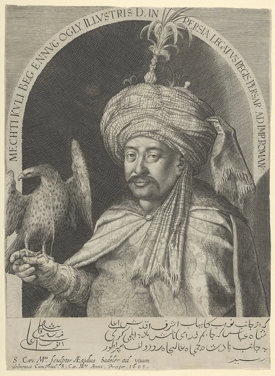 Mechti Kuli Beg, Persian Ambassador to Prague — Aegidius Sadeler II