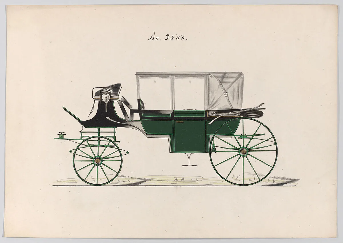 Design for Landau, No. 3500 — Brewster & Co.