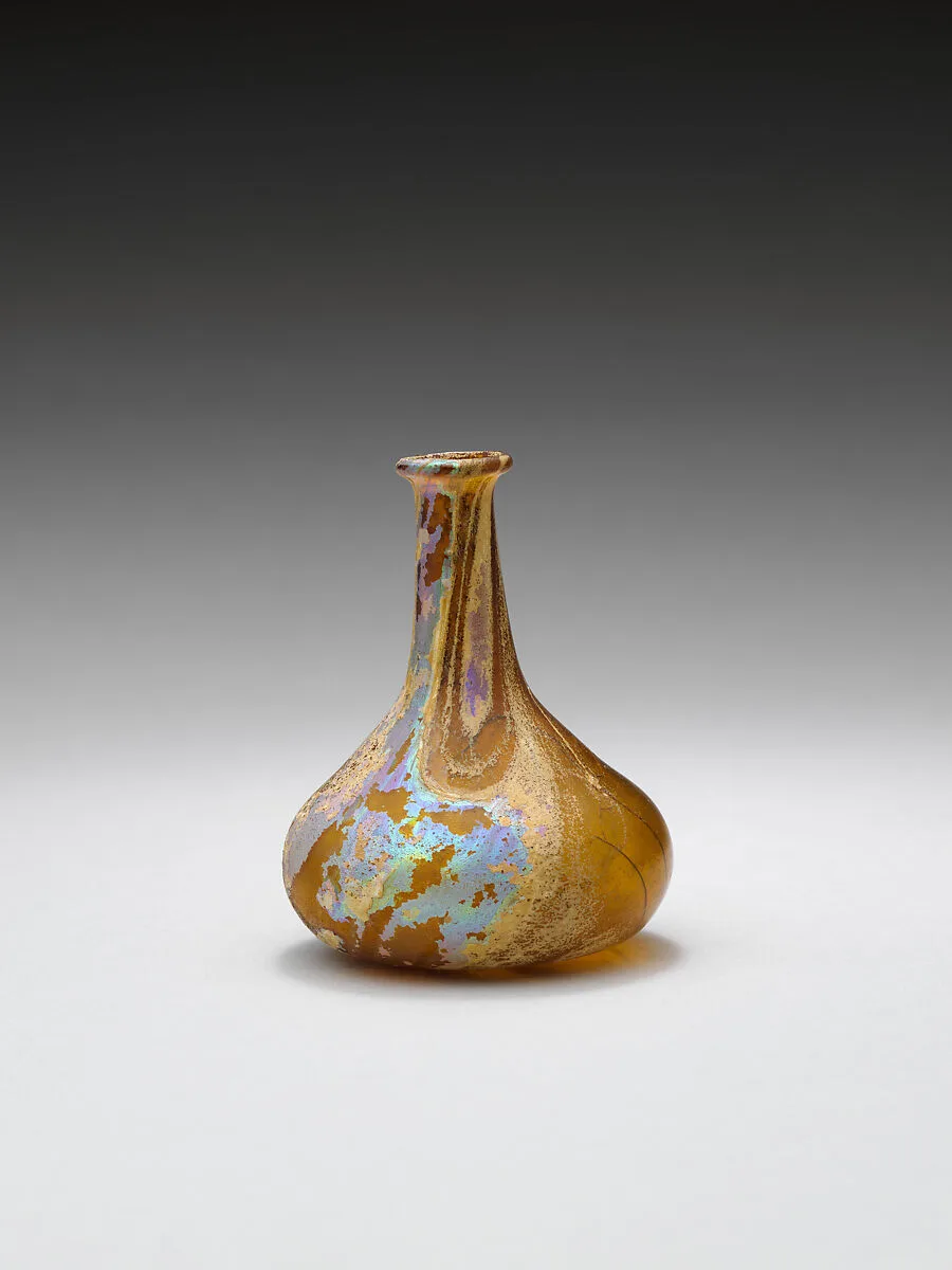 Glass perfume bottle — Unknown
