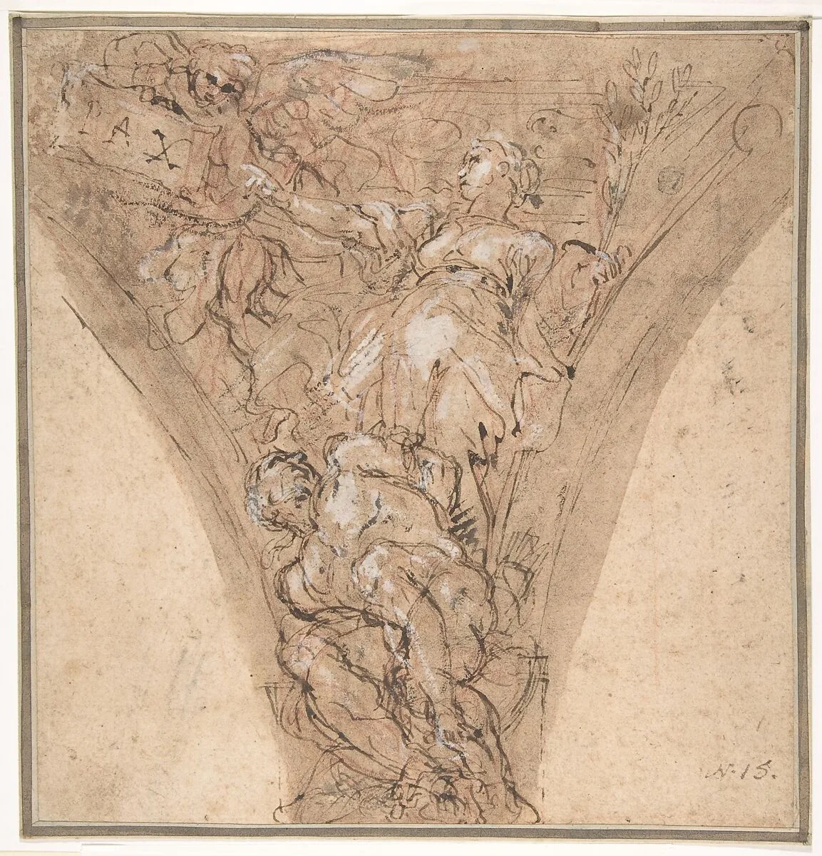 Allegorical Figure of Peace — Carlo Maratti