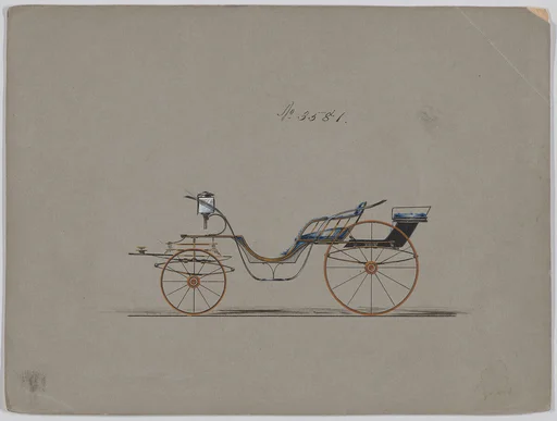 Design for Pony Phaeton, no. 3581