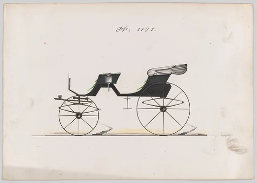 Design for Cabriolet Phaeton, no. 3193