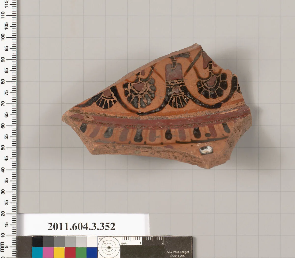 Terracotta fragment of a neck-amphora (jar) — Unknown