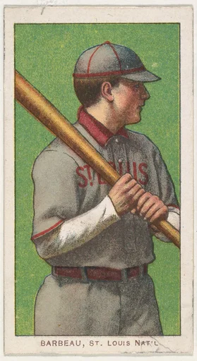 Barbeau, St. Louis, National League, from the White Border series (T206) for the American Tobacco Company