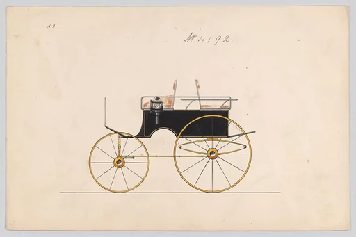 Design for Three-Spring Game Cart, no. 4192