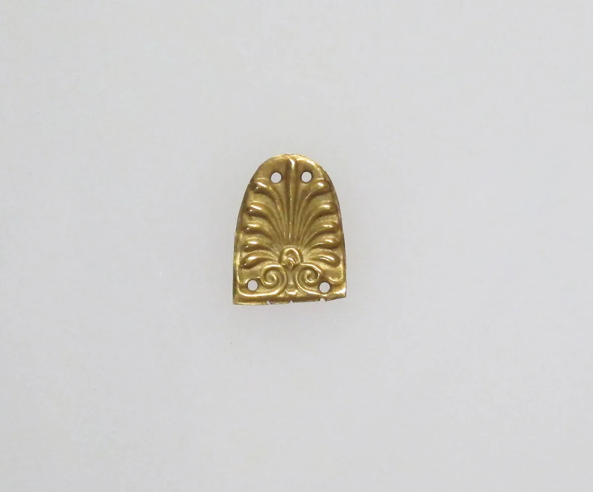 Three gold appliqués — Unknown