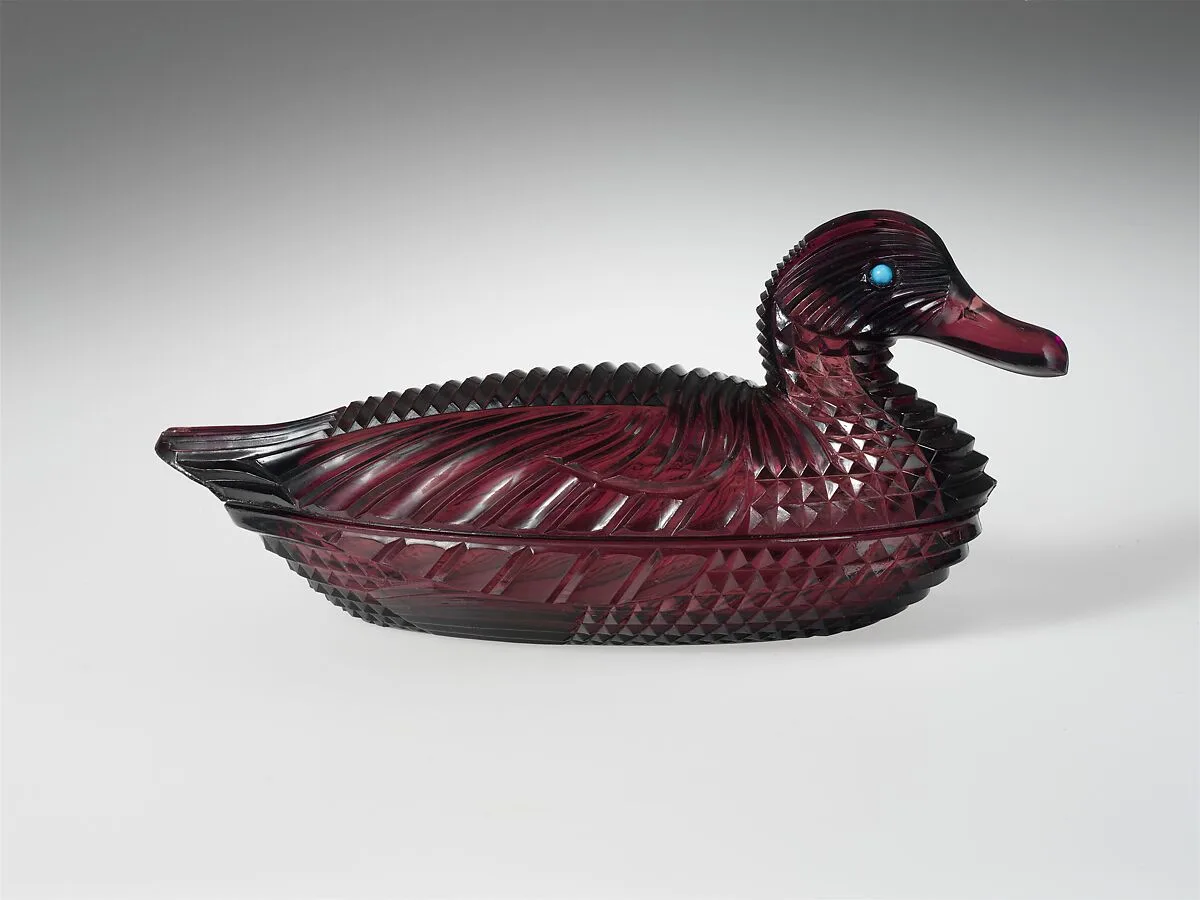 Covered Figural Dish — Atterbury and Company