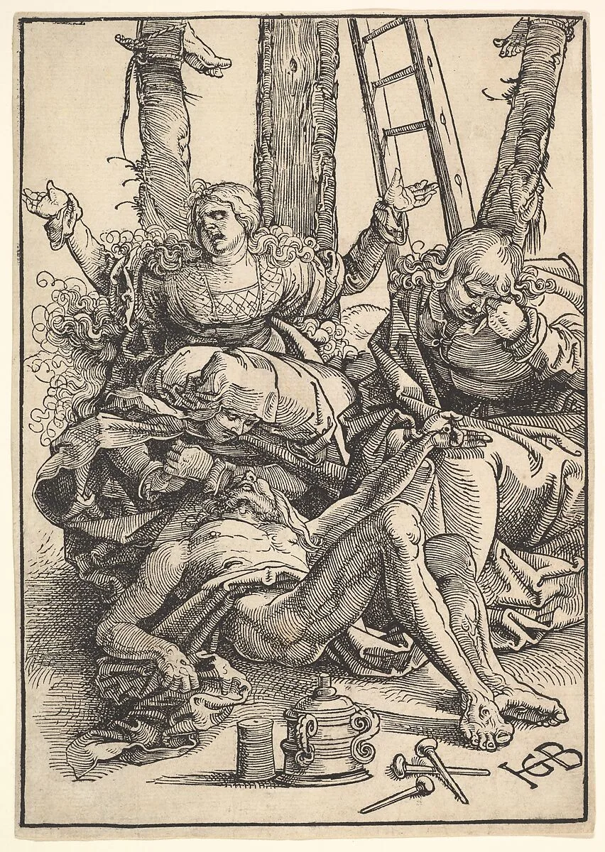 Lamentation for Christ — Hans Baldung (called Hans Baldung Grien)