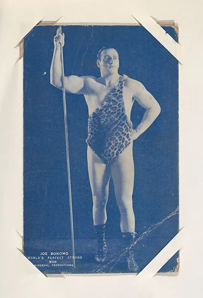 Joe Bonomo from Movie Stars Exhibit Cards series (W401) — Unknown
