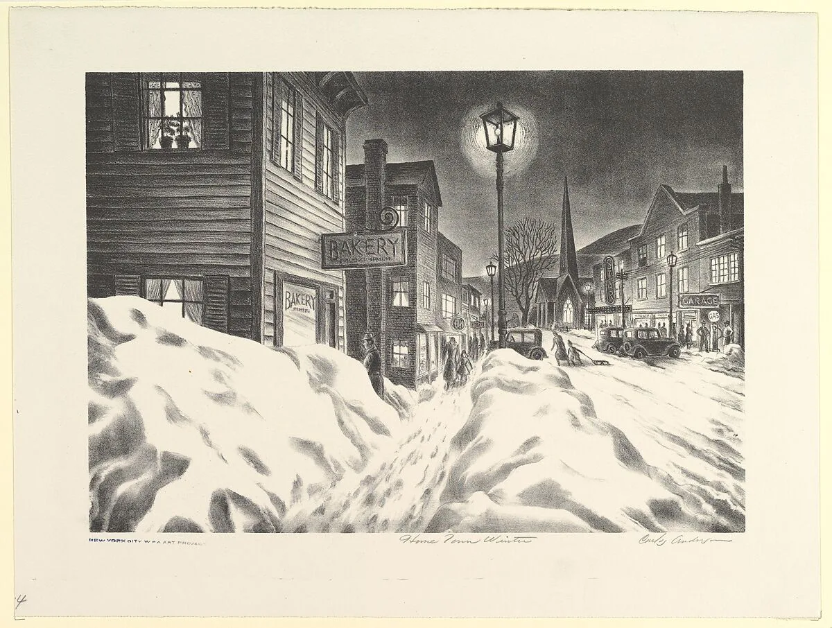 Home Town Winter — Carlos Anderson|WPA