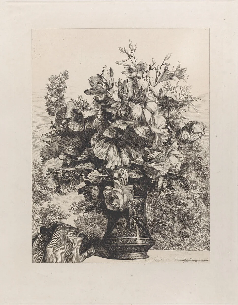 Vase of Flowers — Jules-Ferdinand Jacquemart