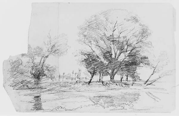 Landscape (from Sketchbook) — Thomas Moran
