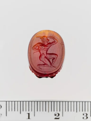 Carnelian scaraboid seal