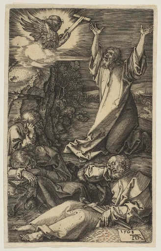 Christ on the Mount of Olives, from "The Passion"