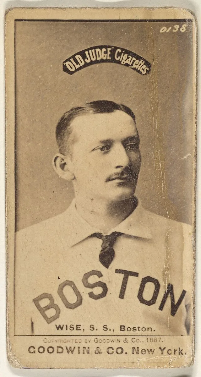 Wise, Shortstop, Boston, from the Old Judge series (N172) for Old Judge Cigarettes — Goodwin & Company