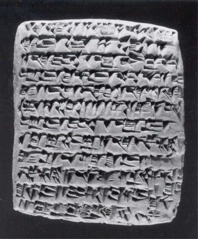 Cuneiform tablet: statement before witnesses — Unknown