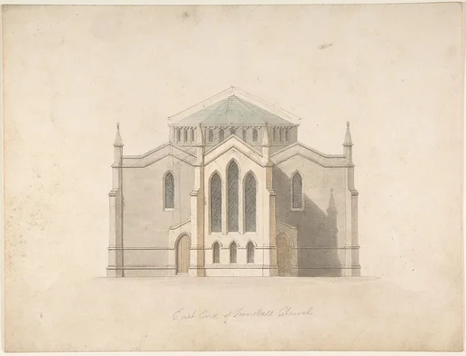 East End of Tunstall Church (recto and verso)