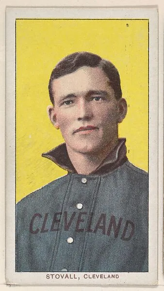 Stovall, Cleveland, from the White Border series (T206) for the American Tobacco Company — American Tobacco Company