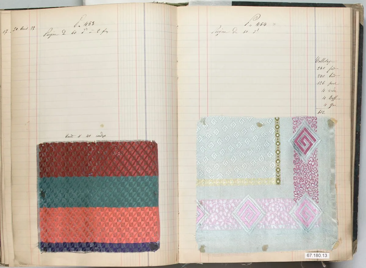 Textile Sample Book — Unknown
