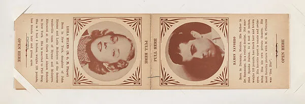 Leila Hyams and Ramon Navarro from Star Folders Special Cards (W439) — Unknown
