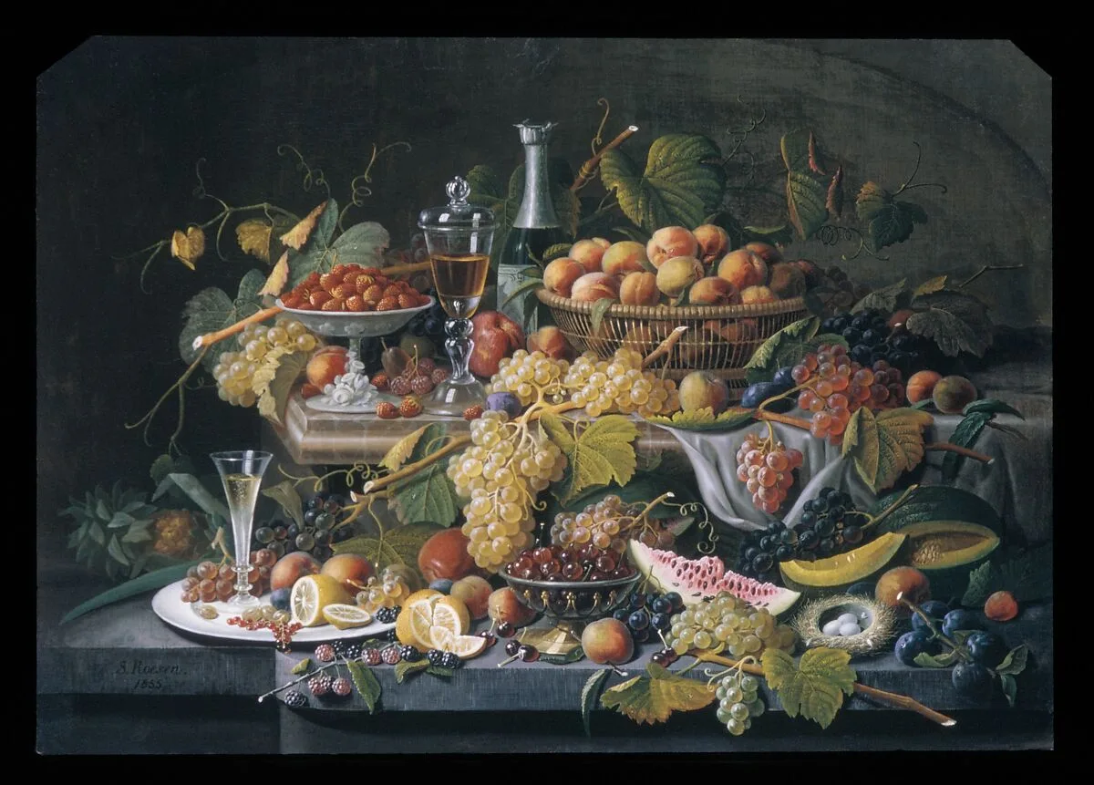 Still Life: Fruit — Severin Roesen