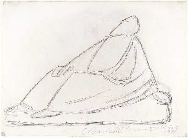 Man Reading the Stars — Ernst Barlach