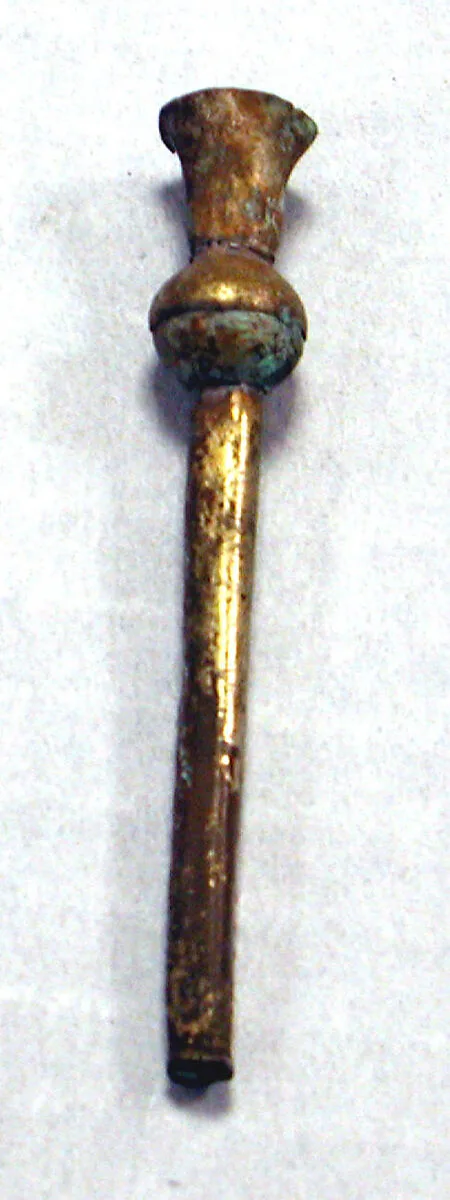 Hammered Silver Miniature Scepter — Unknown