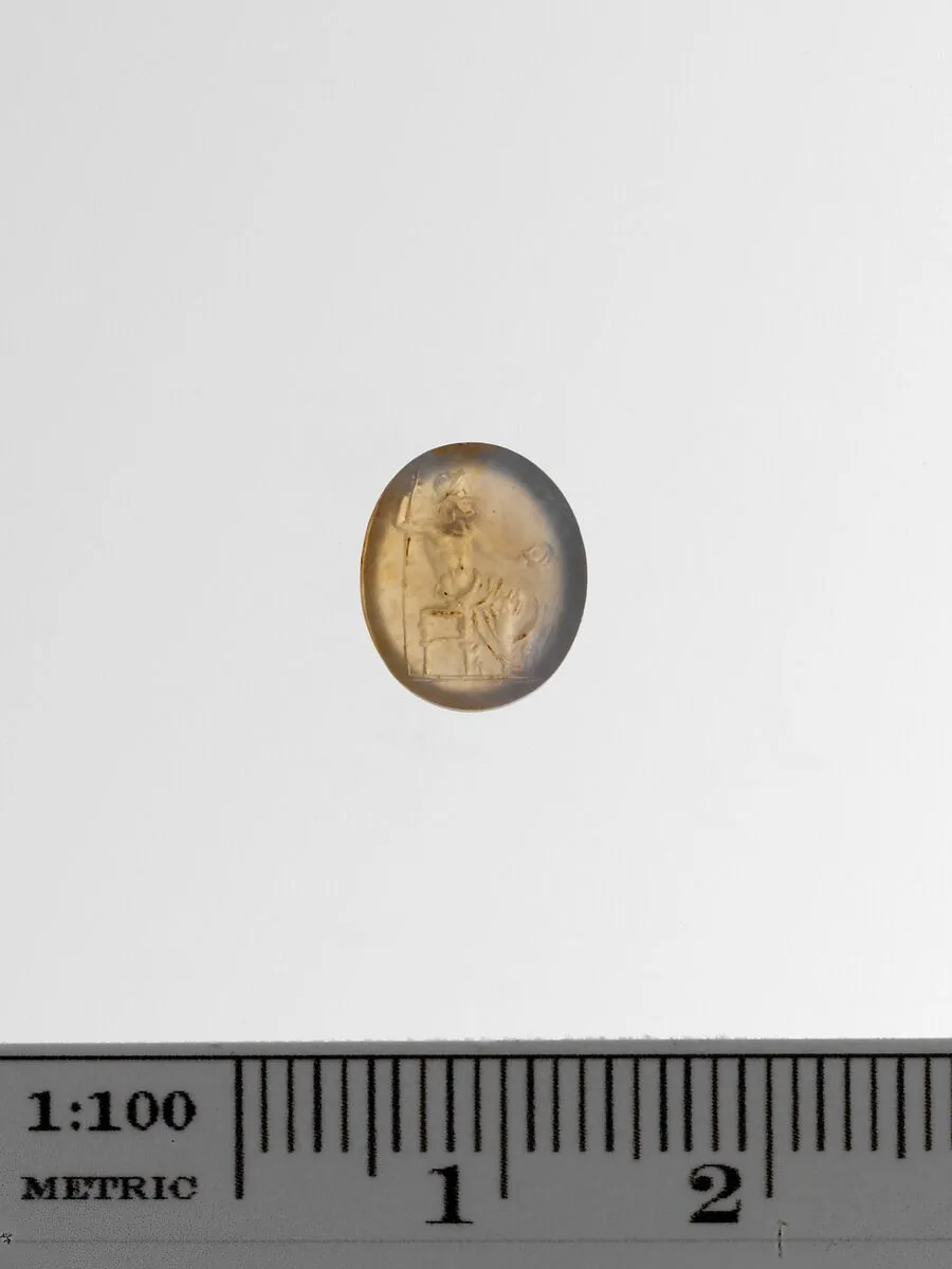 Chalcedony ring stone — Unknown
