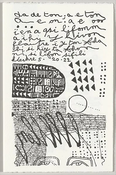 Lettrie à ouvrir des horizons nouveaux — Roland Sabatier|Micheline Hachette|Alain Satié|Aude Jessemin|Isidore Isou|Jacques Spacagna|Alain de Latour|Viviane Brown|Jean Petithory|Man Ray|Editions PSI|Roland Sabatier
