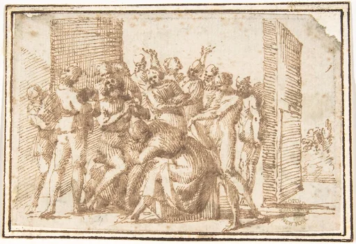 Religious Scene (Job and His Comforters?)