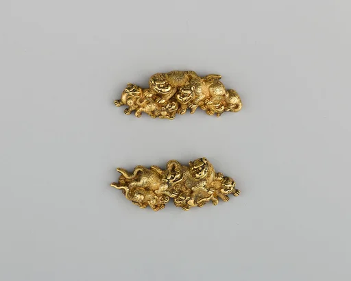 Pair of Sword-Grip Ornaments (Menuki)