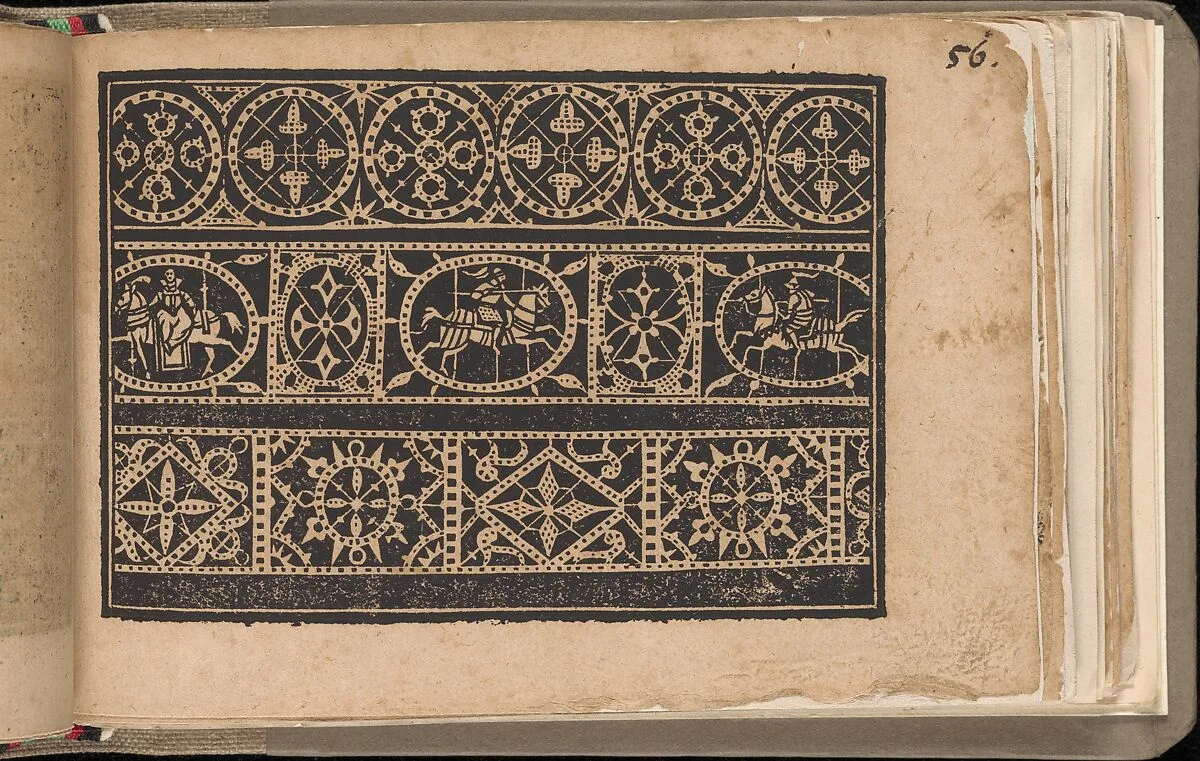 Schön newes Modelbuch (Page 56r) — Sigismundus Latomus