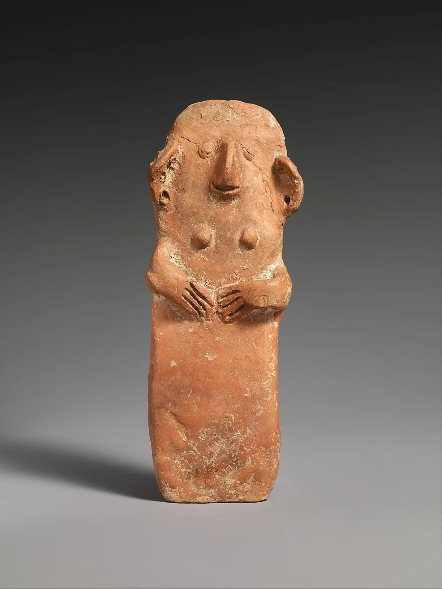 Terracotta plank-shaped figurine — Unknown