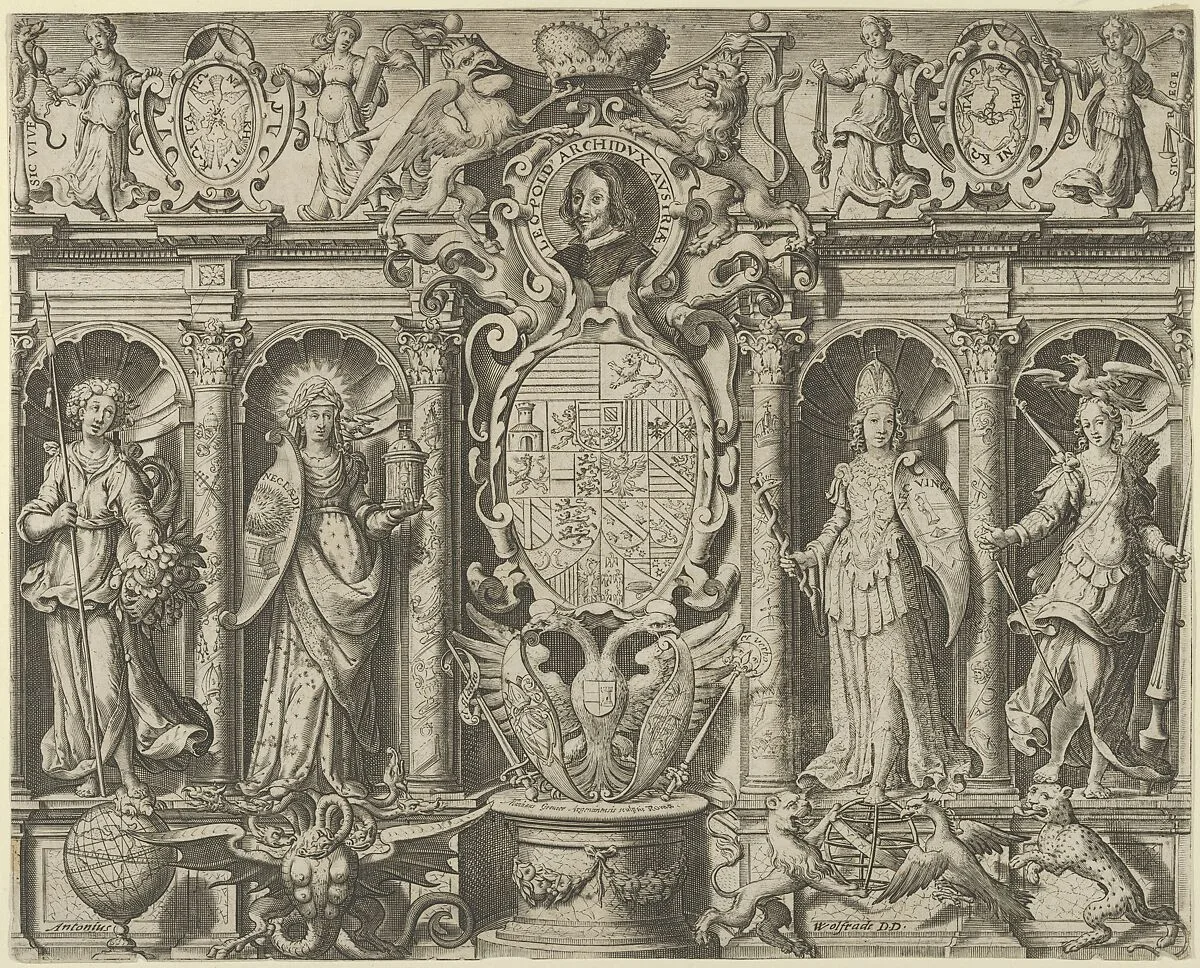 Allegory of Leopold V, Archduke of Austria — Matthaeus Greuter