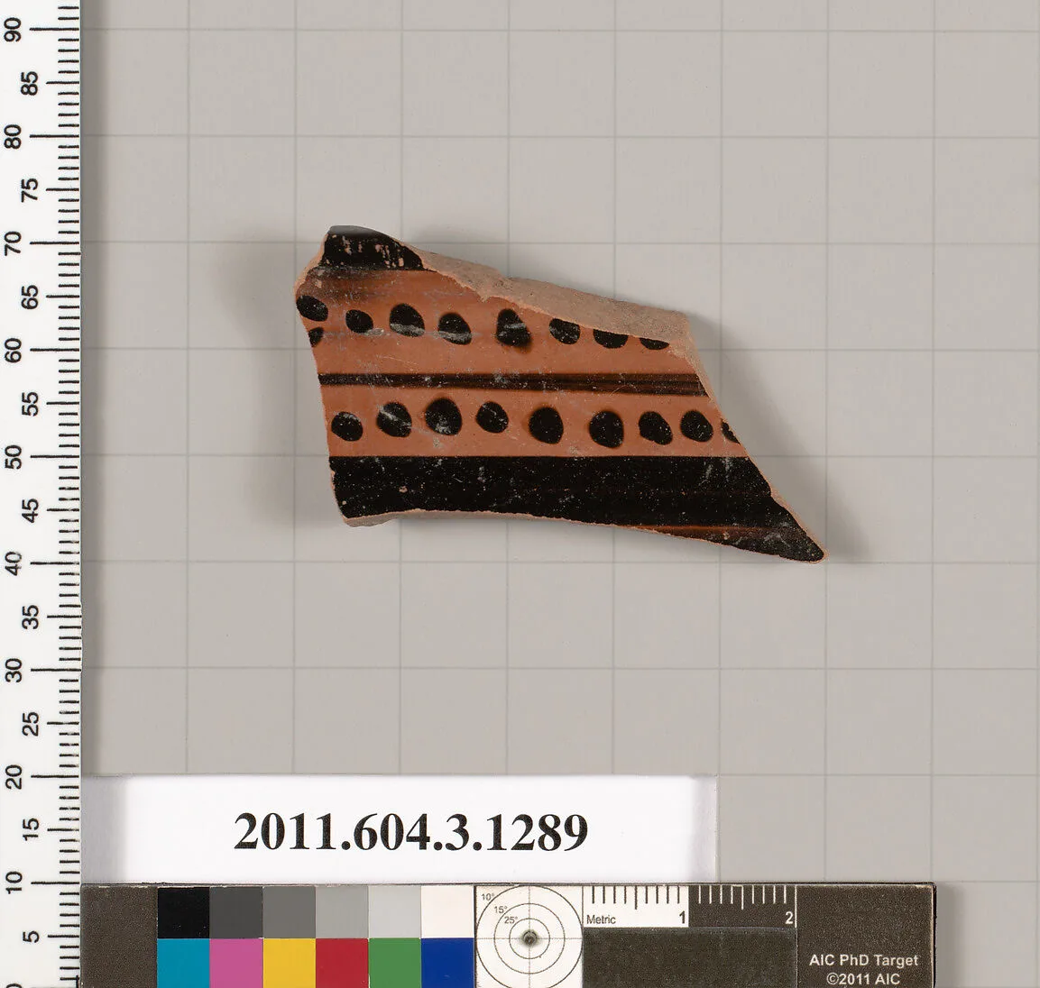 Terracotta rim fragment of a skyphos (deep drinking cup) — Unknown