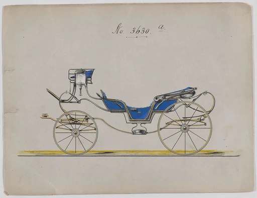 Design for Caleche, no. 3630a