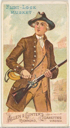 Flint-Lock Musket, from the Arms of All Nations series (N3) for Allen & Ginter Cigarettes Brands