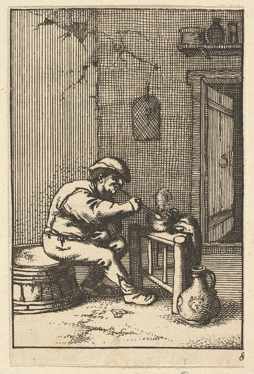 Smoker (copy) — Adriaen van Ostade