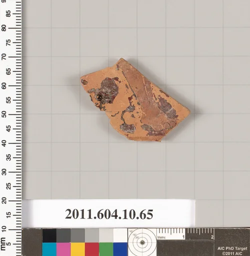 Terracotta fragment of a kylix (drinking cup)