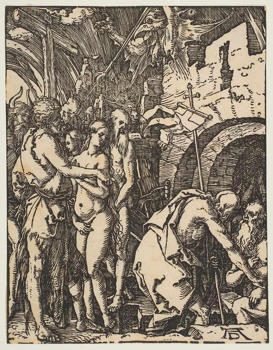 Christ in Limbo, from "The Small Passion" — Albrecht Dürer
