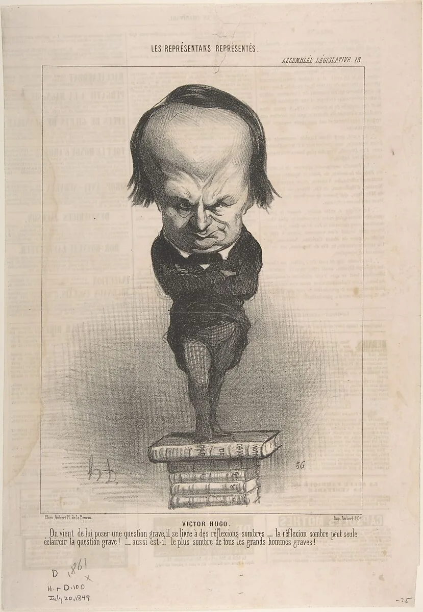Victor Hugo — Honoré Daumier|Aubert et Cie|Victor Hugo