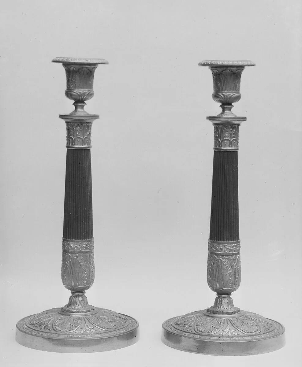 Candlestick (one of a pair) — Unknown