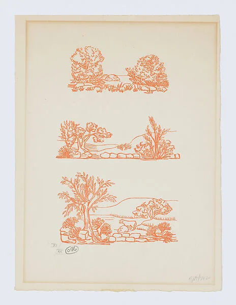 Three Landscape Vignettes — Aristide Maillol|Philippe Gonin