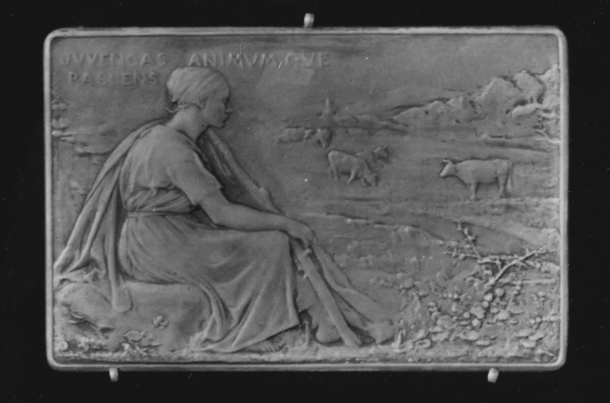 Watching Cattle — Louis-Oscar Roty