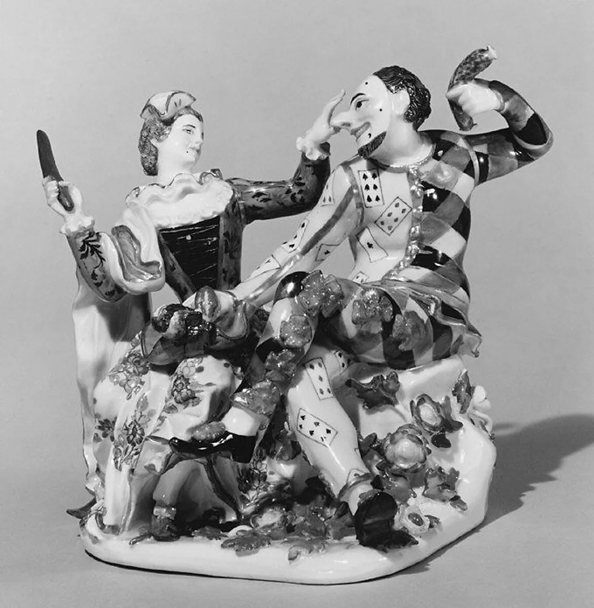 Harlequin and Columbine — Johann Joachim Kändler|Meissen Manufactory