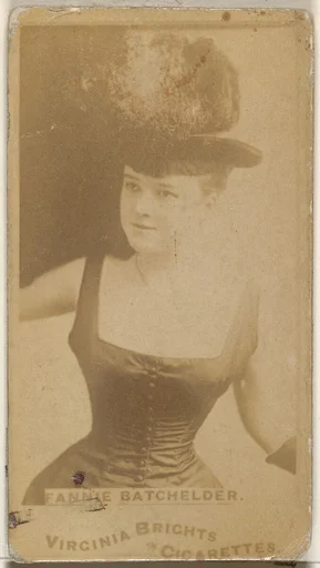 Fannie Batchelder, from the Actors and Actresses series (N45, Type 1) for Virginia Brights Cigarettes