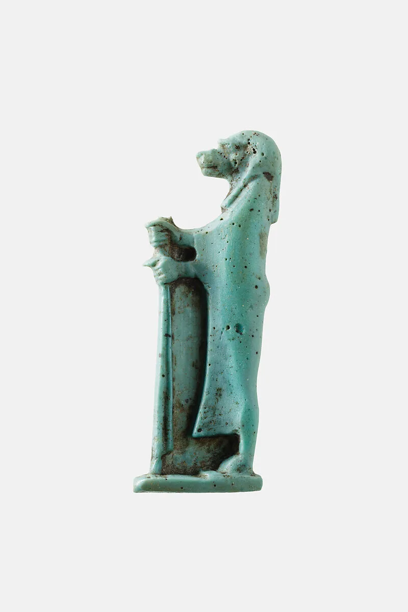 Funerary amulet depicting one of the Four Sons of Horus, Hapy — Unknown