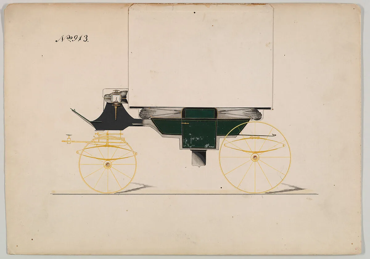 Design for Landau, no. 913 — Brewster & Co.