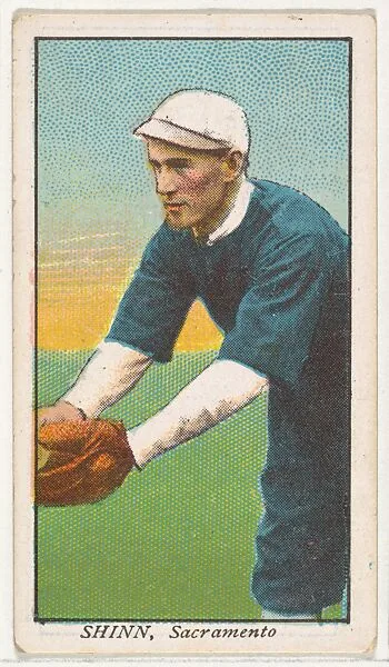 Shinn, Sacramento, from the "Obak Baseball Players" set (T212), issued by the American Tobacco Company to promote Obak Mouthpiece Cigarettes — American Tobacco Company